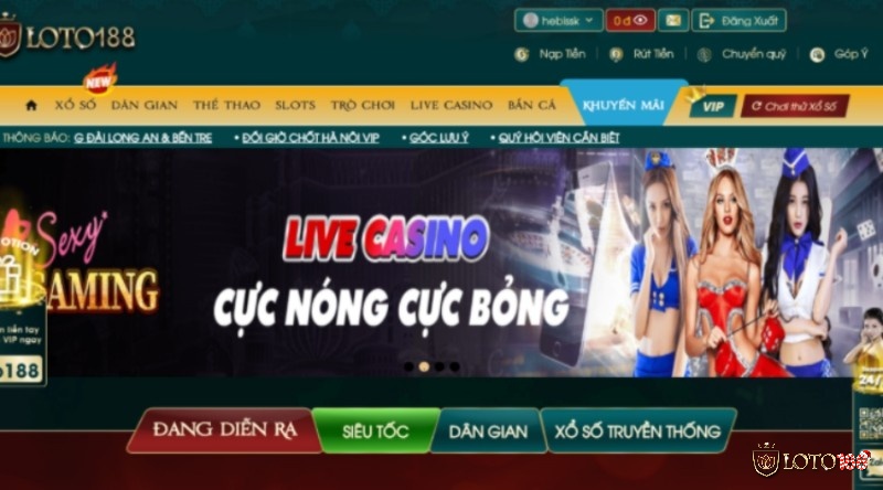 Tải Loto188 mang lại nhiều tính năng hay cho cược thủ