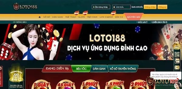 Nhà cái loto188