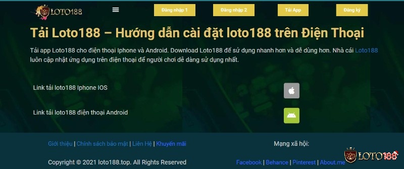 Lô đề là gì ? Tải Loto188 bước 2