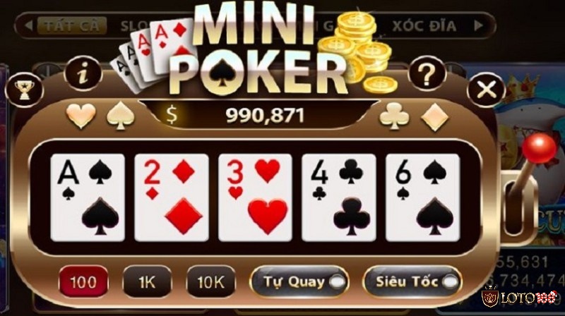 Giới thiệu về game bài Mini Poker