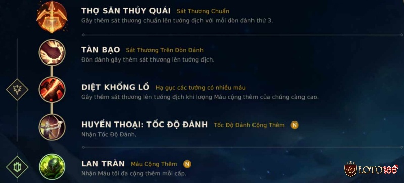 Bảng ngọc Shyvana thiên hướng gia tăng sức mạnh