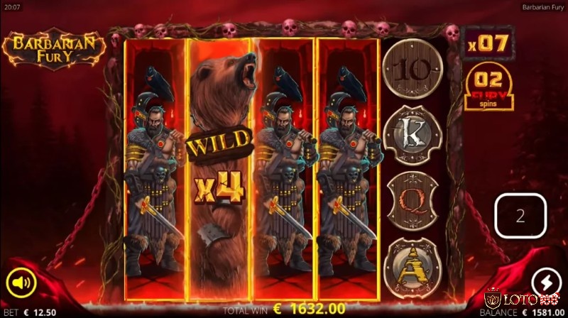 Tính năng Nudge Roaring Wild có thể mang lại hệ số nhân tối đa là x4