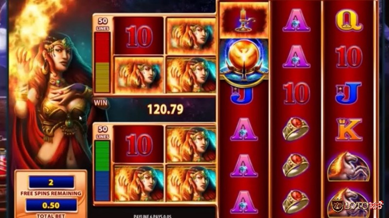 Fire Queen Slot có giai điệu thu hút và chủ đề hoàng gia đồ họa tuyệt đẹp