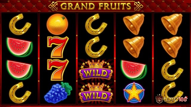 Giao diện chính của tựa game slot Grand Fruits