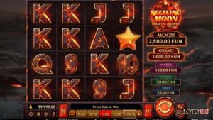 Sizzling Moon slot: Khám phá mặt trăng đỏ rực lửa