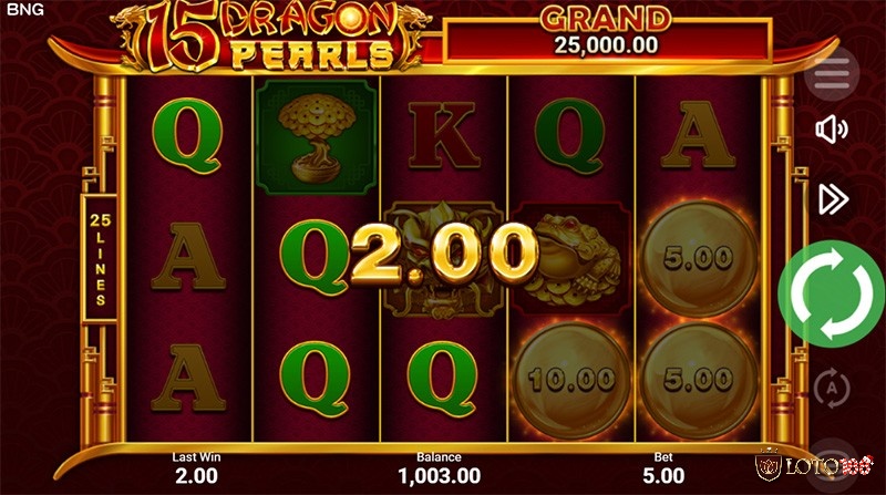 Slot game chủ đề Á Đông này có RTP khá cao so với nhiều slot game khác