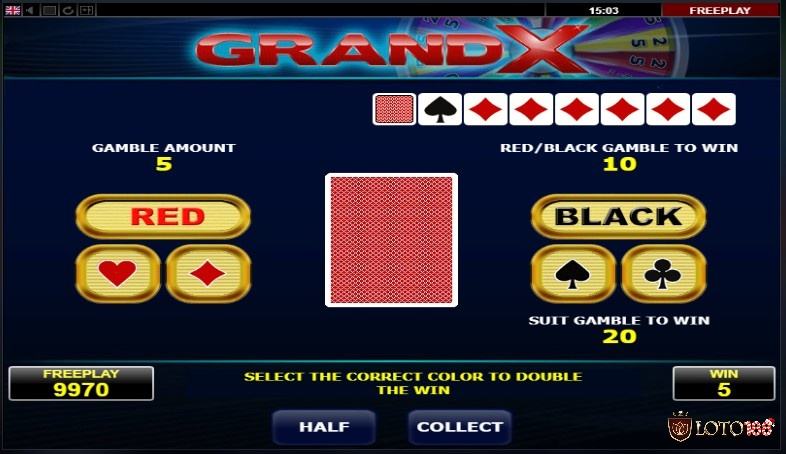 Giành được một chiến thắng để kích hoạt tính năng Gamble