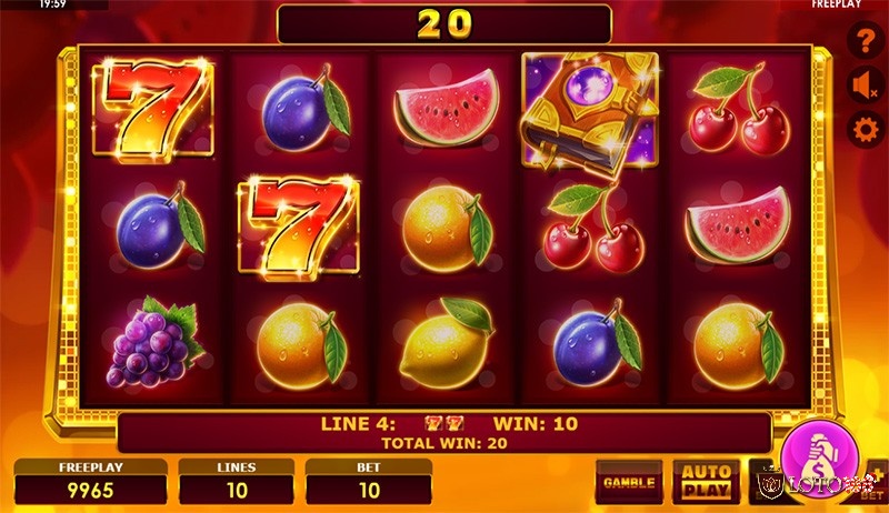 Book of Fruits 10 là một slot game chủ đề trái cây hấp dẫn