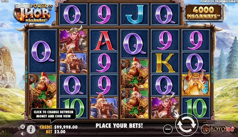 Thor Thần Sấm là một slot game lấy chủ đề về Thần Thor