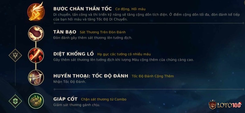 Bên cạnh trang bị Jhin thì bảng ngọc sẽ mang đến những lợi thế tốt cho vị tướng này trong trận đấu