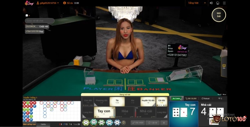 Casino live có những cô nàng Dealer xinh đẹp phục vụ tận tình