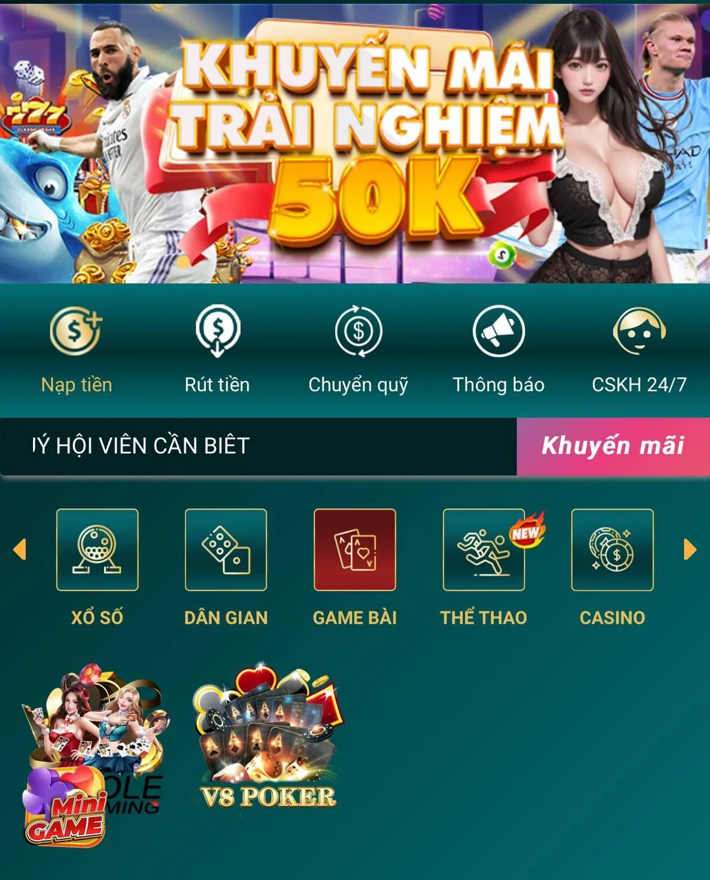 Game bài LOTO188 nhiều thể loại bài truyền thống