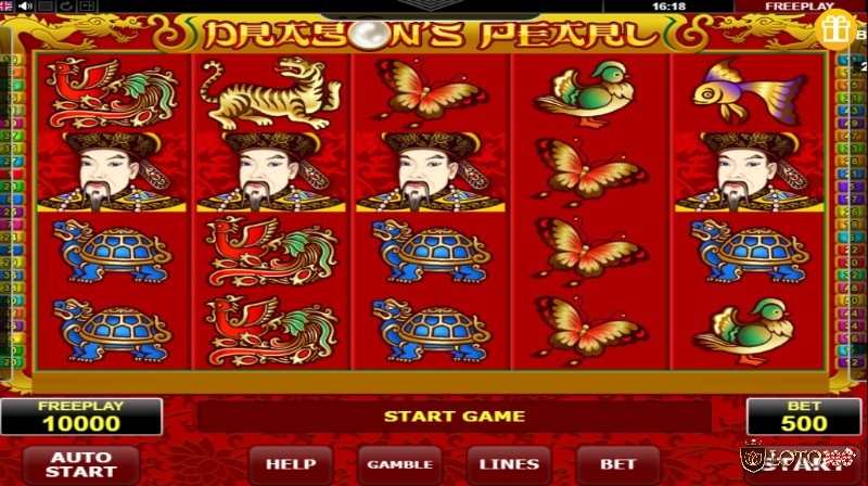 Dragon's Pearl là một game slot mang đậm yếu tố thần thoại và văn hóa dân gian