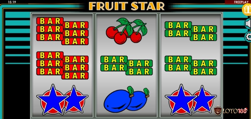 Fruit Star là game slot cổ điển với 3 cuộn và 3 hàng